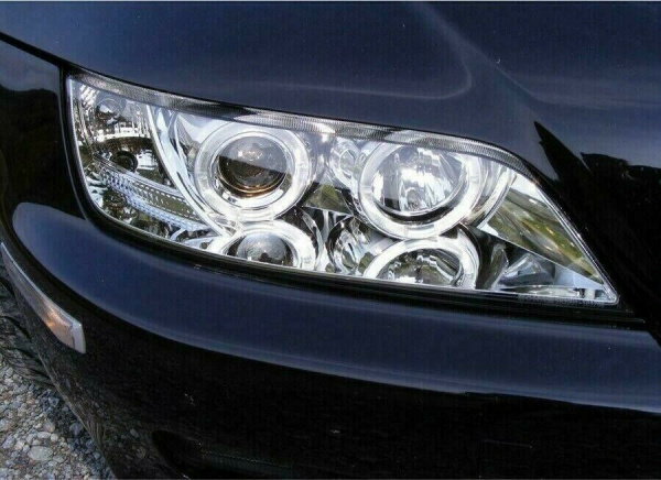 LED Angel Eyes Scheinwerfer für BMW Z3 96-02 chrom